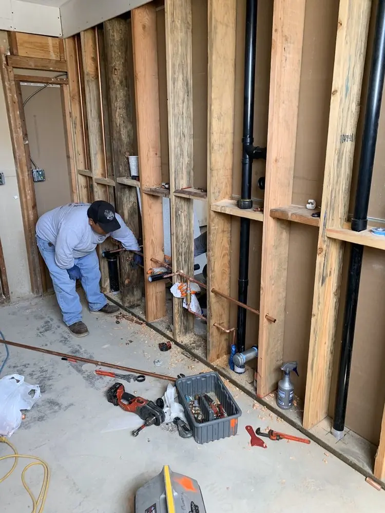 Commercial rough-in plumbing for Water Heater Replacement in Cabaniss